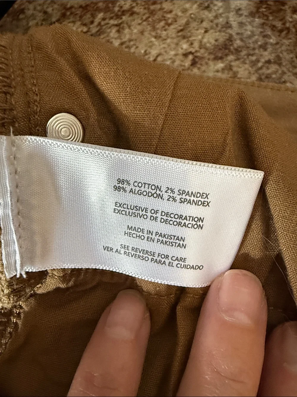 Banana Republic Men's Khaki Slim Chinos - Light Brown